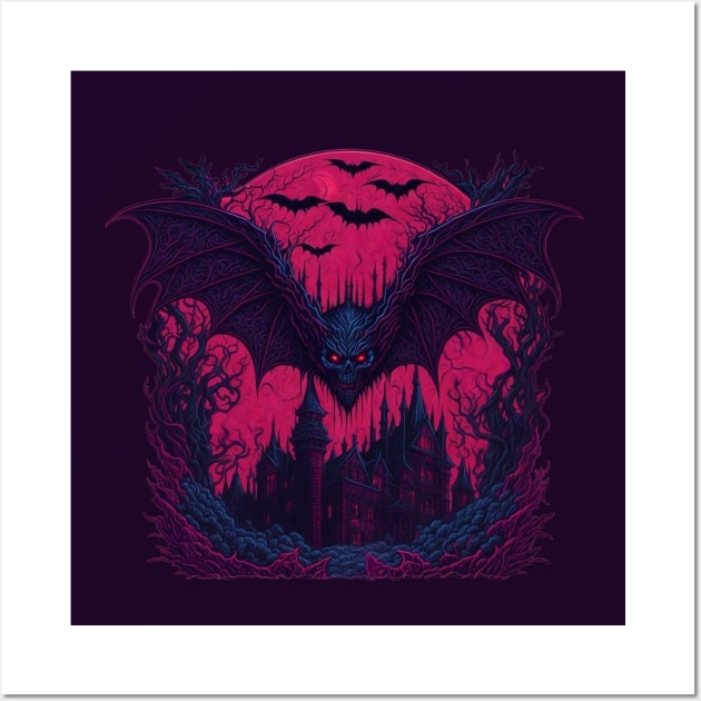 Vampire Bat Wall Art by InspirationColor